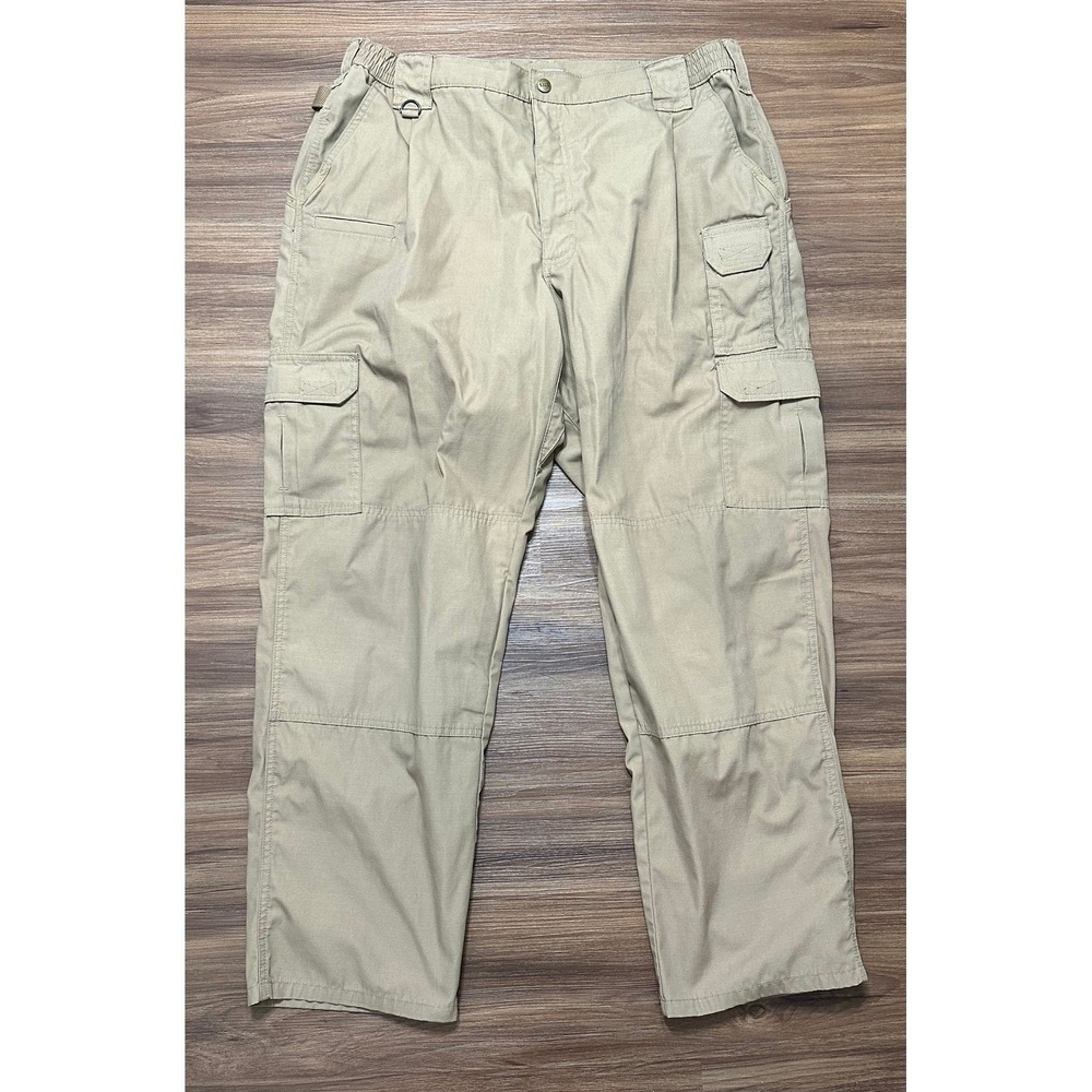 511 Tactical Regular Fit Taclite Ripstop Cargo Pants Khaki Work Wear Sz 42x32